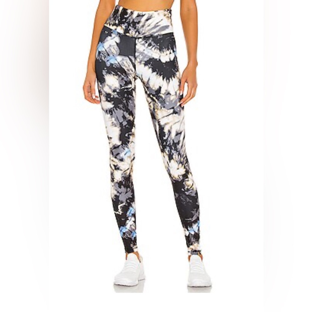 Revolve Strut This Teagan Tie Dye Leggings High Rise Ankle Activewear One Size